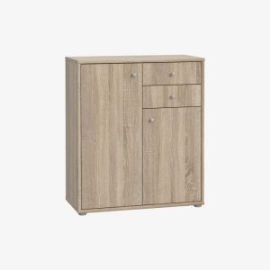 Armoire 2 portes 2 tiroirs 73,7x85 cm - BOBOOK