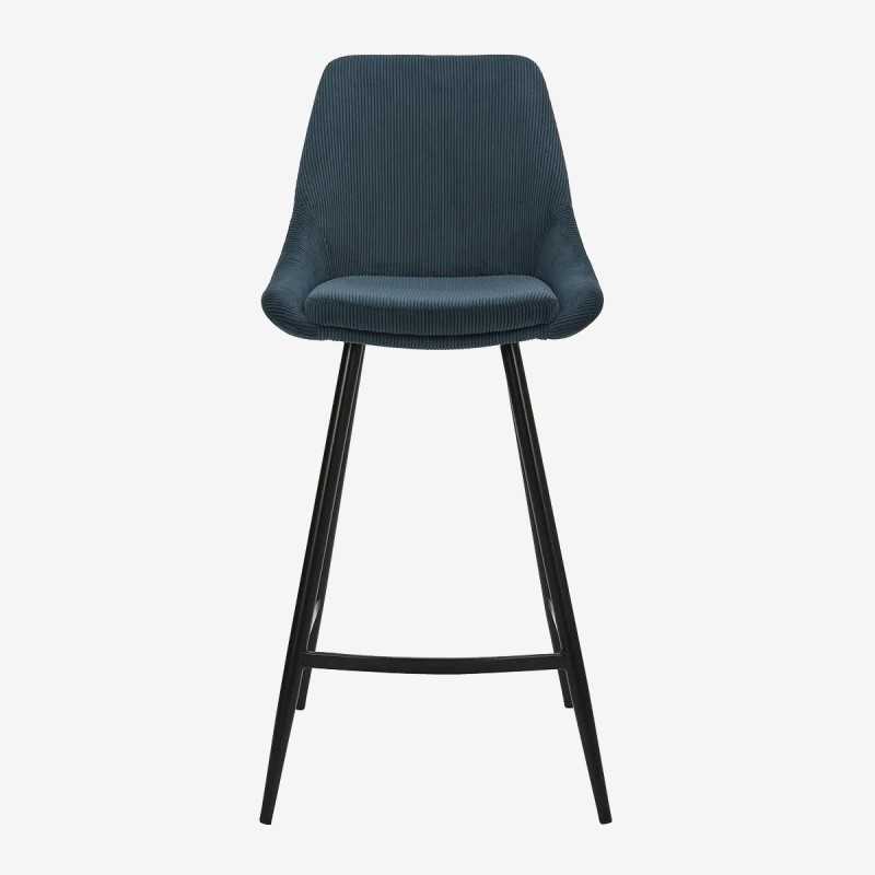 Vue de trois-quarts du tabouret de bar CARMEN