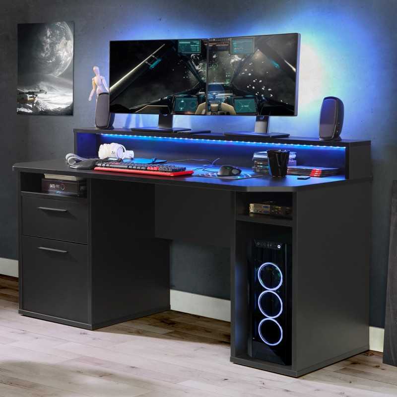 Vue des dimensions du bureau GAMER