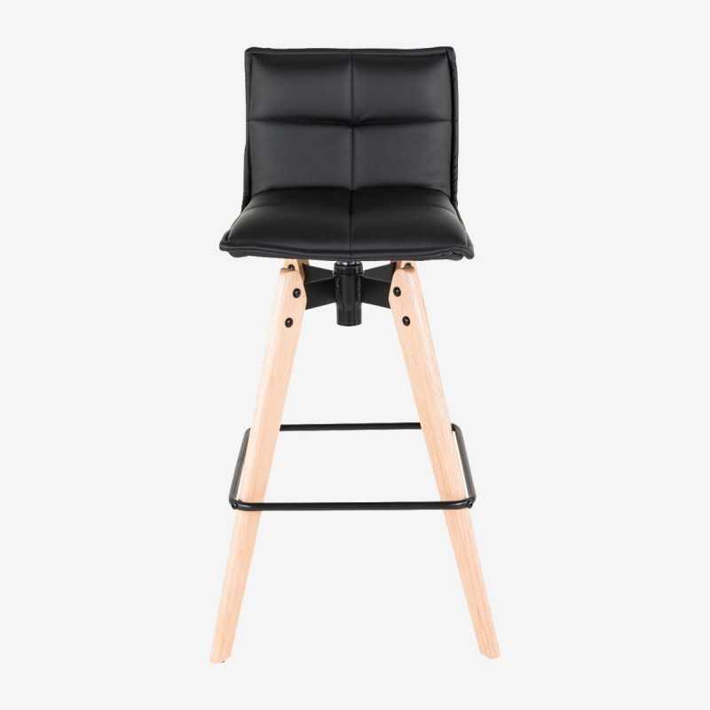 Vue de trois-quarts du tabouret de bar MAE