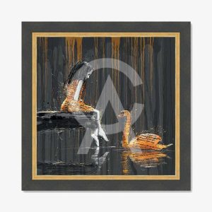 La petite fille et le cygne - ROMARIC