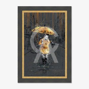 La petite fille au parapluie - ROMARIC