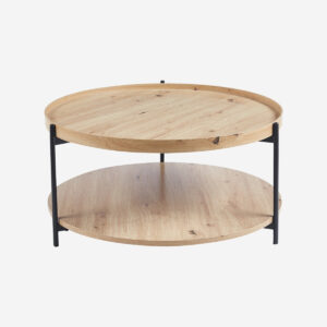 Table basse 2 plateaux 80x40 cm - ROSCO