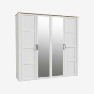 Armoire 4 portes miroir - FOSTER
