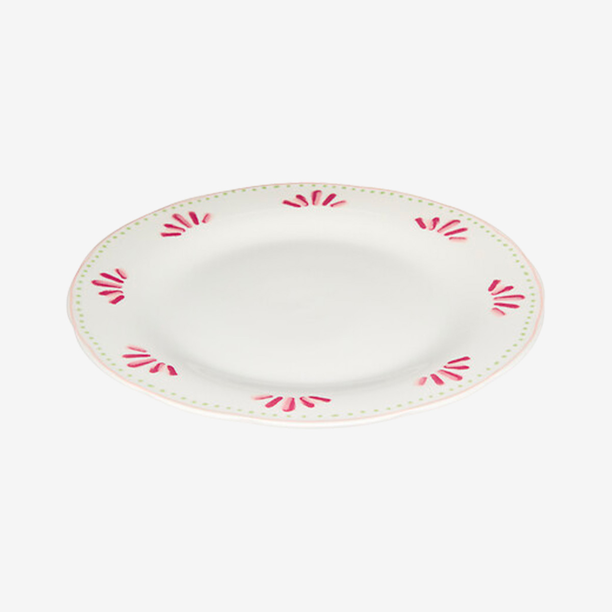 Assiette plate – FLEUR DE ROSE