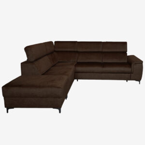 Angle convertible gauche + pouf - MAJESTIC