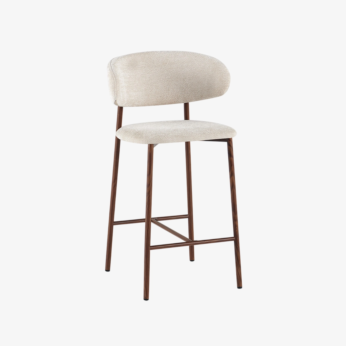 Tabouret snack pieds noyer – ROSAE
