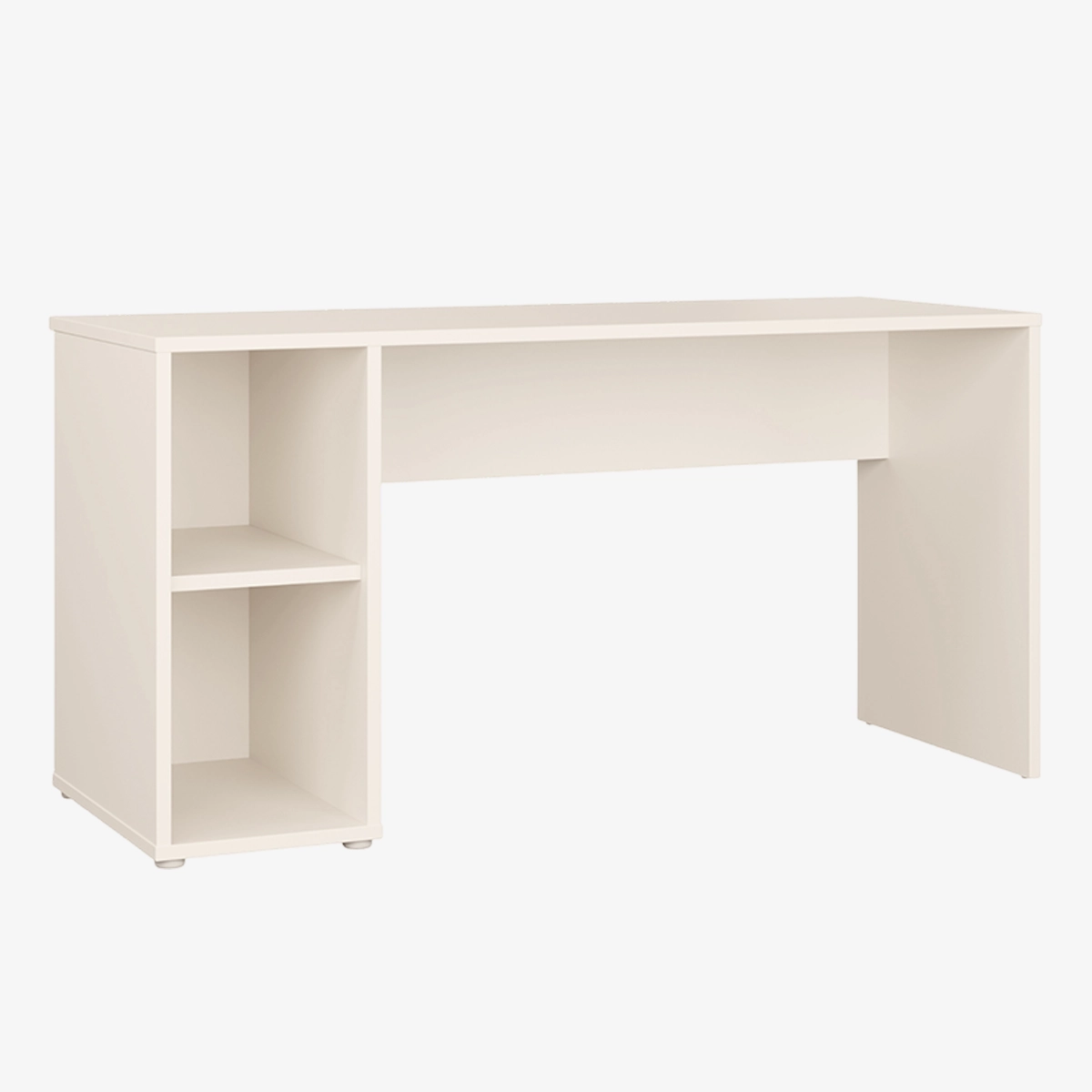 Bureau FELIPA de 150 cm avec deux niches de rangement sur le côté