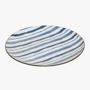 Assiette plate rayure - UMAMI