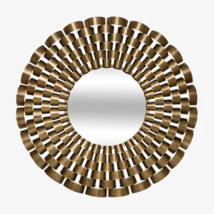 Miroir rond avec cadre en métal - YOURI