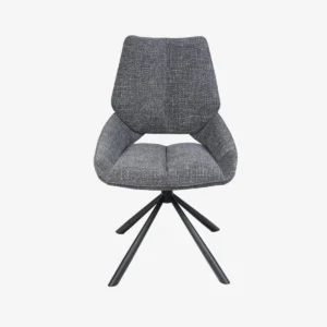 Chaise pivotante en tissu - LILY