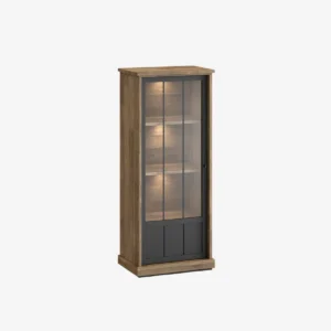 Colonne vitrée droite avec éclairage LED H 185,4 cm – ETHYS
